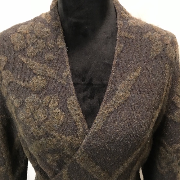 Sarah Pacini Sweater Wool Blend One Size - Picture 2 of 9